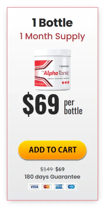 Alpha Tonic supplement for men